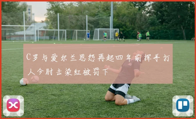 C罗与爱尔兰恩怨再起四年前挥手打人今肘击染红被罚下