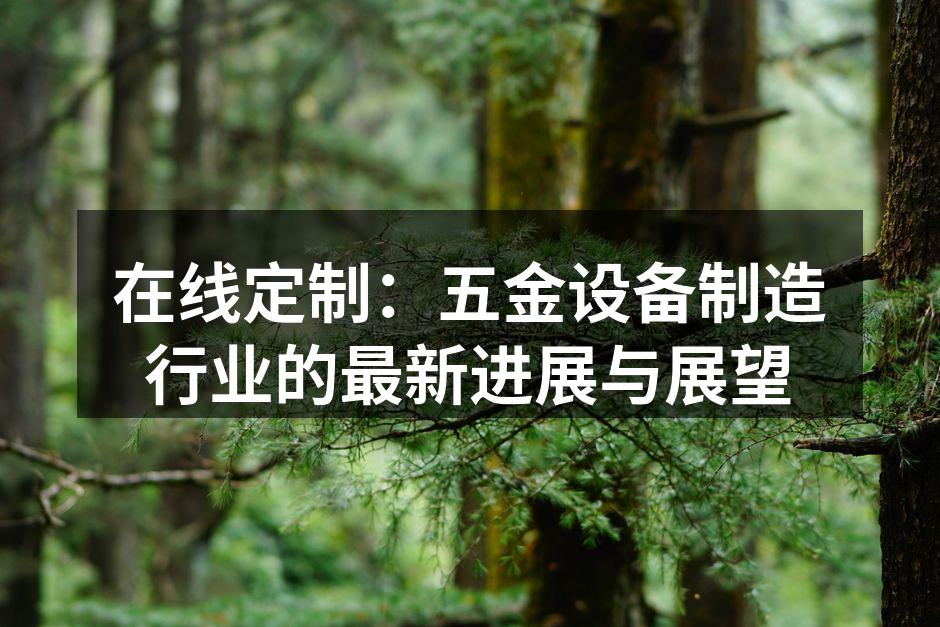 先进的五金生产线