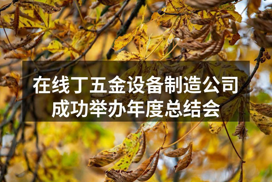 年度总结会议现场
